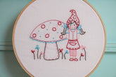 Little Gnomies Embroidery Patterns - Set of 2 - Boy and Girl